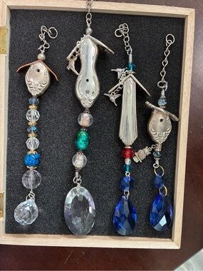 Beautiful Handcrafted Suncatchers with Crystal and Glass Beads